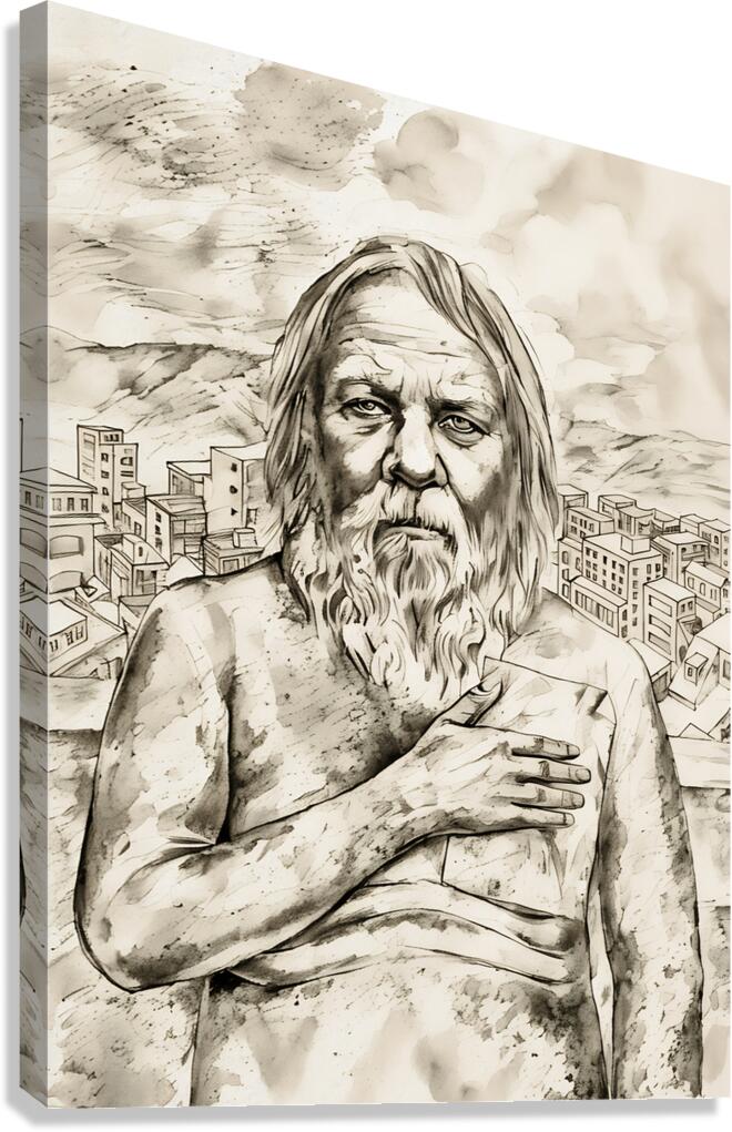 ArtX 542 man  Canvas Print