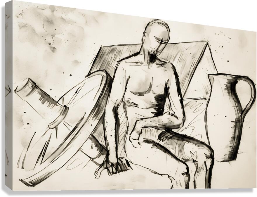 ArtX 547 man  Canvas Print