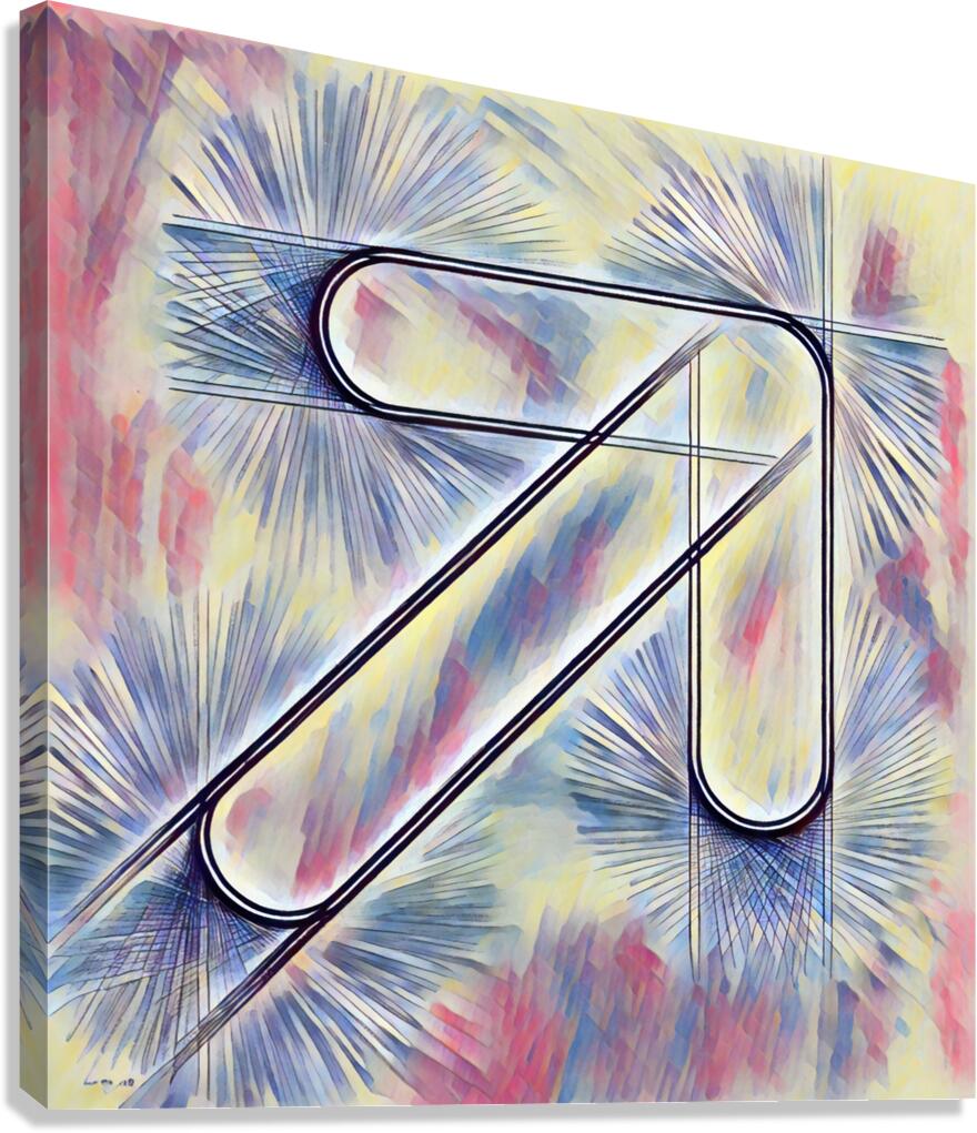 ArtXcl 307 arrow pencil sketch Canvas Print