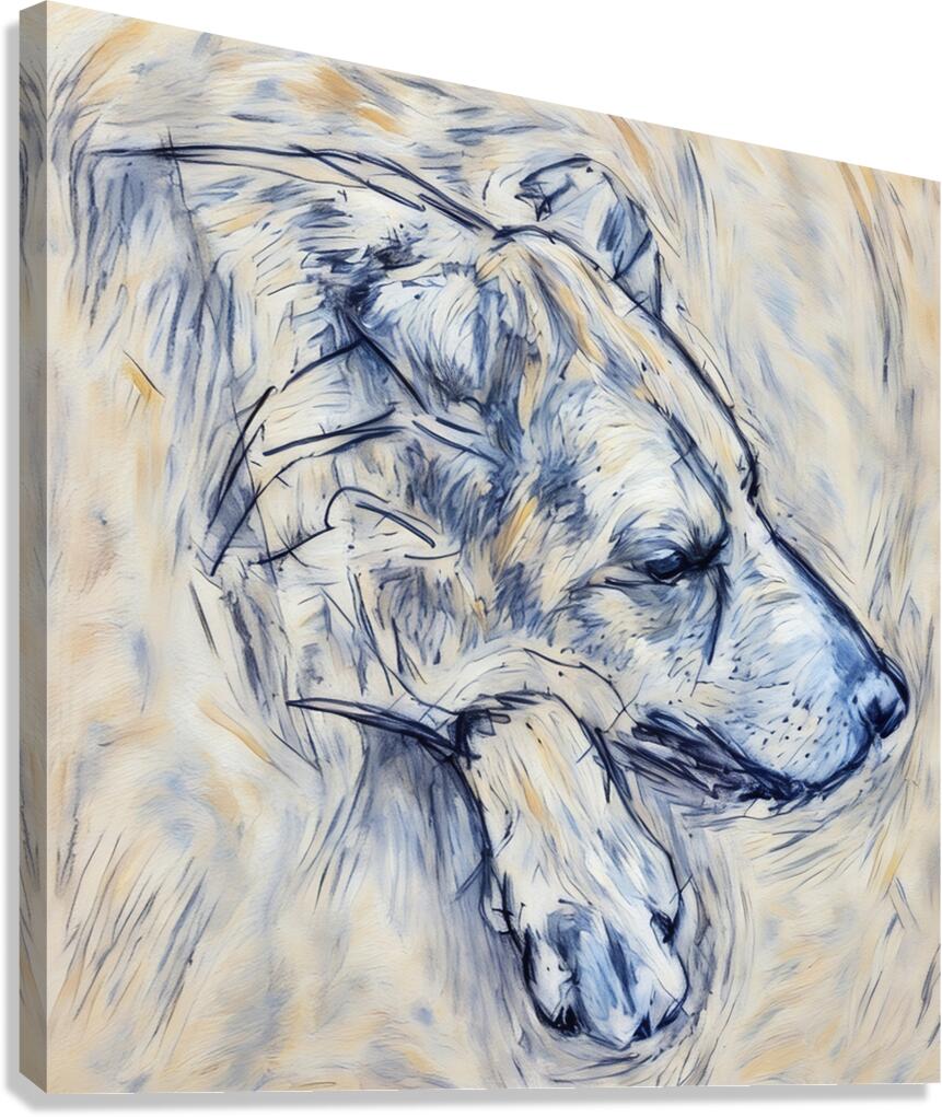 ArtXcl 314 dog Petre Canvas Print