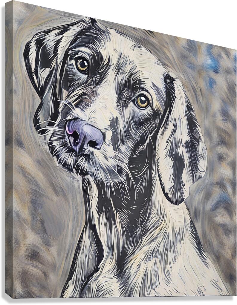 ArtXcl 324 Dog face Canvas Print
