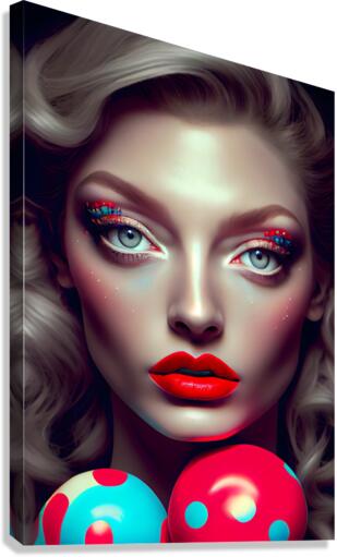 Candied Character Canvas Print