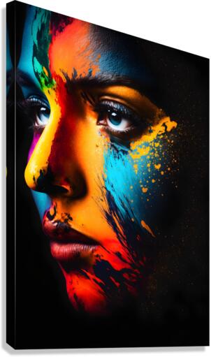 Rainbow Visaged 2 Canvas Print