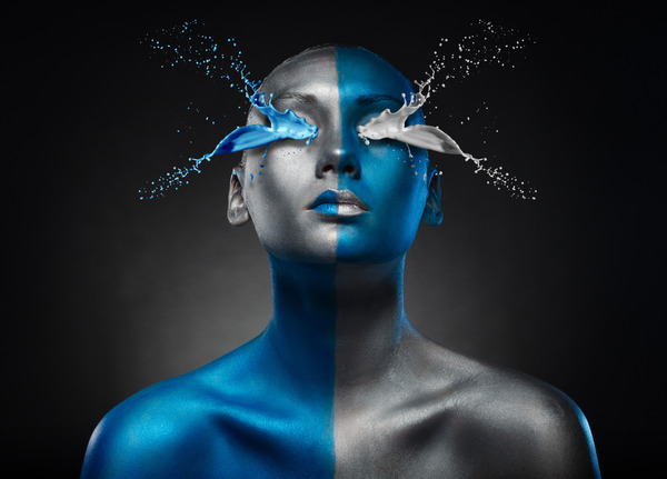 Blue Lady  Print