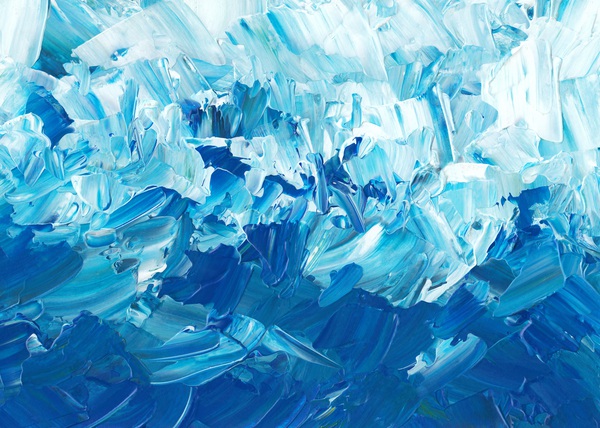 Oceano Abstract Print