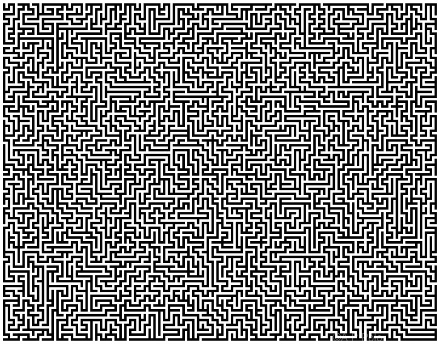 A.p.polo - labyrinth by a p polo wall art