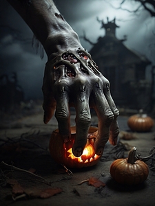 Default photo halloween wallpaper with zombie han 1716758985.2671