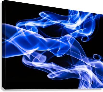 Blue Smoke Canvas Print