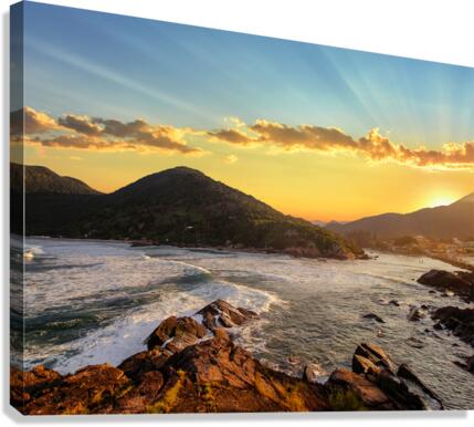 Sunset Beach - Florianopolis Canvas Print