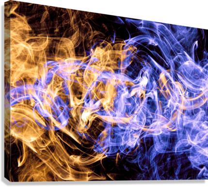 Fire duel Canvas Print