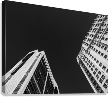 Buildings B&W Canvas Print