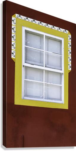 Yellow Window Canvas Print