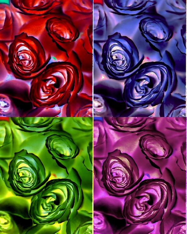 PSYCHEDELIC ROSES  Print