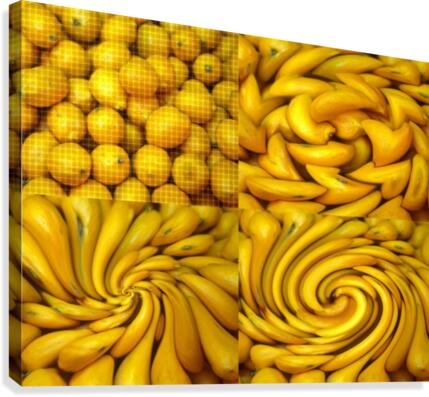 LEMON COLLAGE Canvas Print
