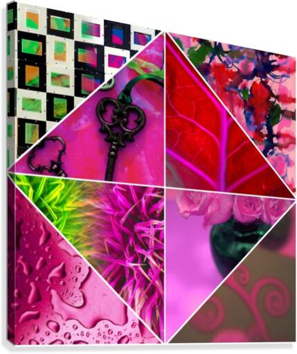 DIAMOND COLLAGE Canvas Print