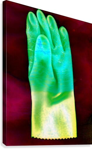 RUBBER HAND Canvas Print