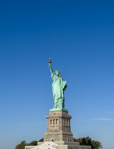 Statue of Liberty with clear sky