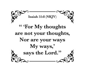 Isaiah 55 8