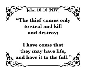 John 10 10