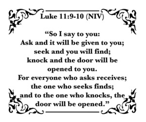Luke 11 9 10