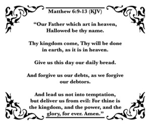 Mathew 6 9 13