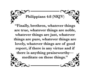 Philippians 4 8
