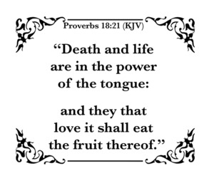 Proverbs 18 21
