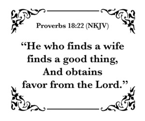 Proverbs 18 22