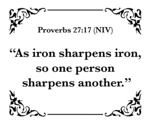 Proverbs 27 17