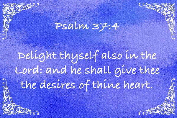 Psalm 37 4 5BL Print