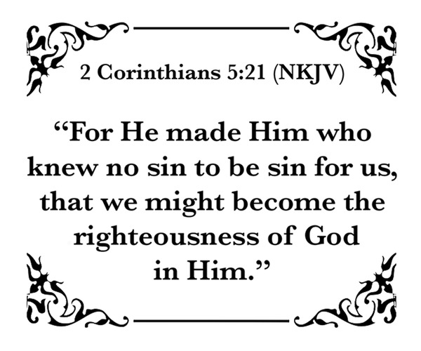 2 Corinthians 5 21 Print