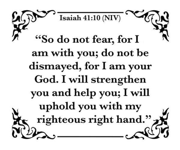 Isaiah 41 10 Print