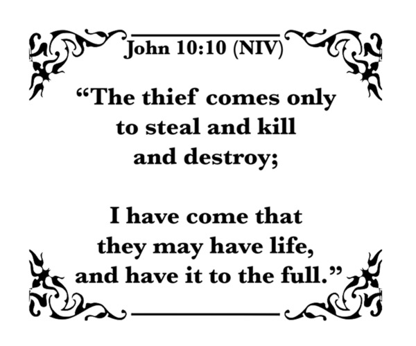 John 10 10 Print