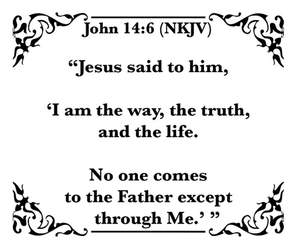 John 14 6 Print