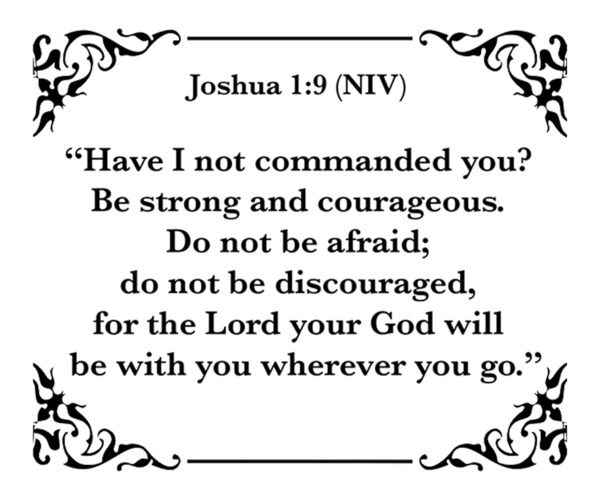 Joshua 1 9 Print