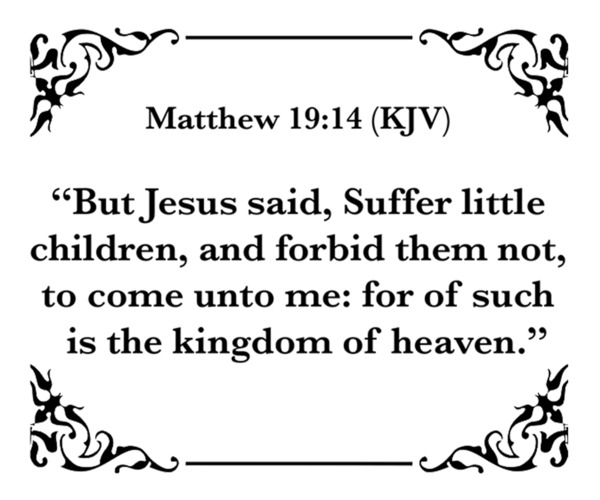 Matthew 19 14 Print