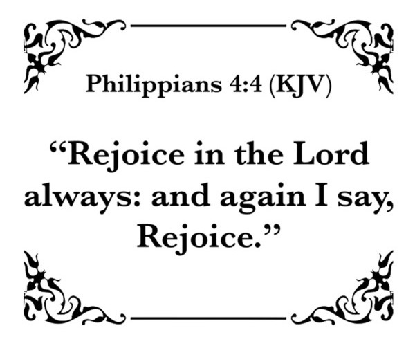 Philippians 4 4 Print
