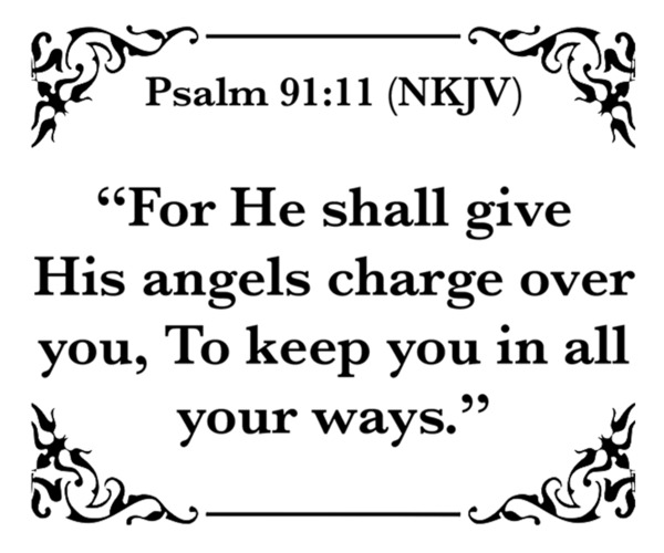 Psalm 91 11 Print