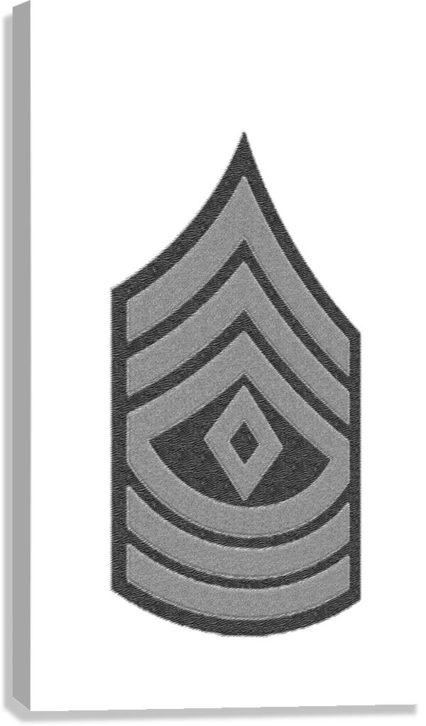 First Sergeant Canvas Print