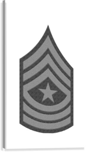 Sergeant Major Canvas Print
