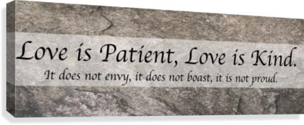 Love Is Canvas Print