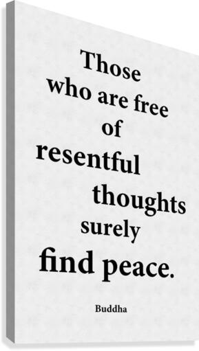 Resentful Thoughts Canvas Print