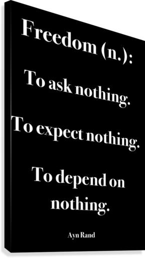 Freedom Defined 2 Canvas Print