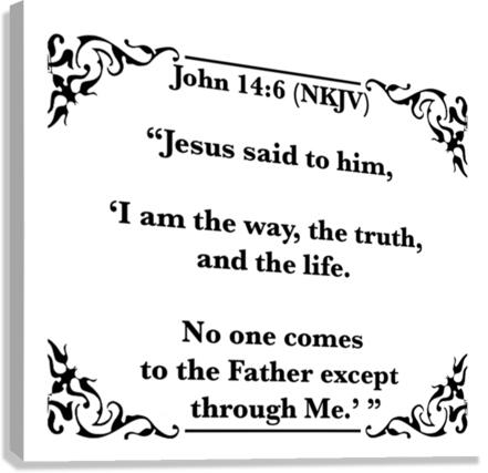 John 14 6 Canvas Print