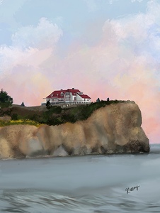 La maison au toit rouge de Perce