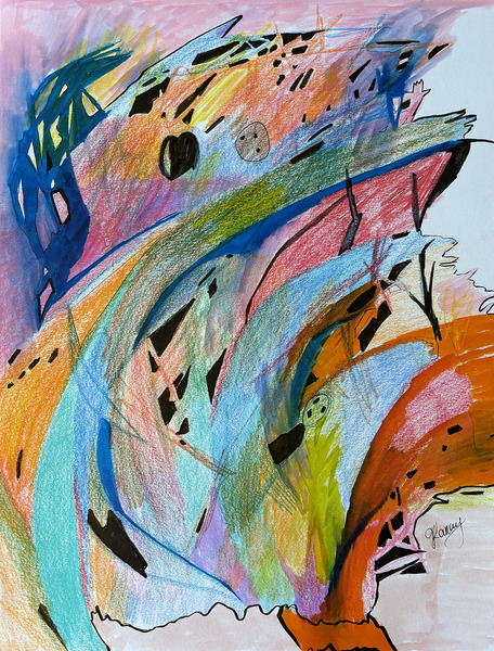 Les eaux de mon coeur Print