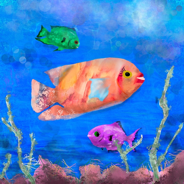 Droles de poissons by KaRay Illustrations