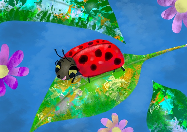 Cocci la coccinelle  by KaRay Illustrations