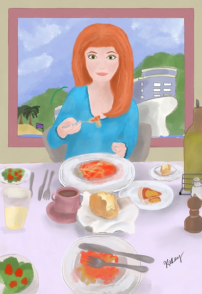 En croisiere  by KaRay Illustrations