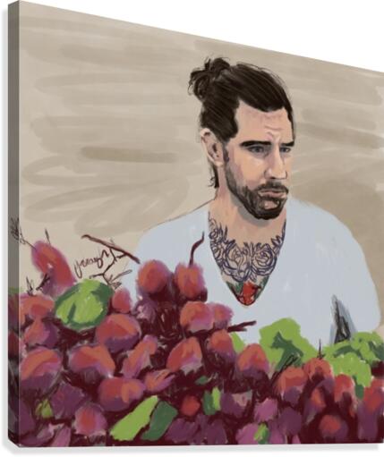 Beets Vendor Canvas Print